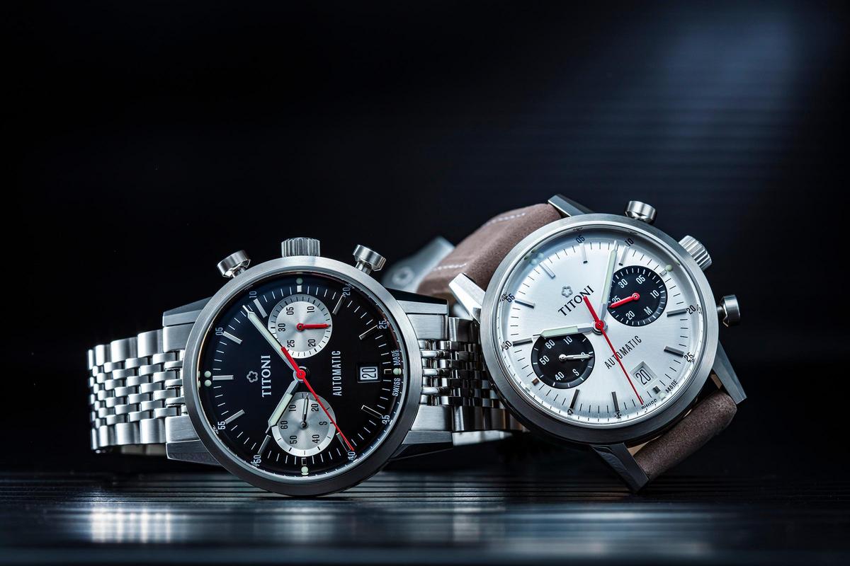 TITONI Heritage傳承系列計時碼表：復古元素集一身！-復刻表