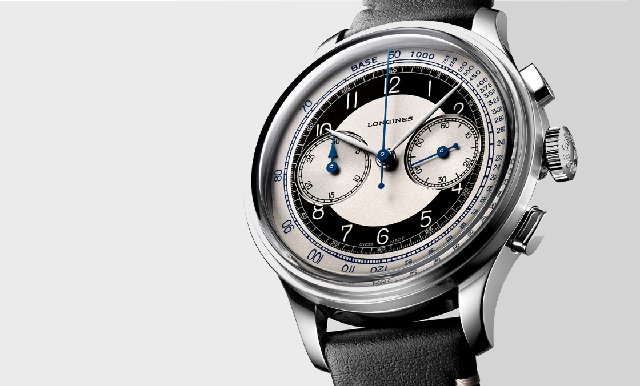 「沒有」日期窗的原版復(fù)刻：浪琴Heritage Classic Tuxedo復(fù)刻表-復(fù)刻表