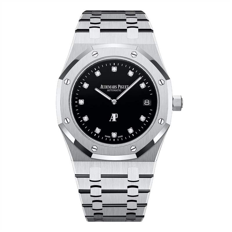 愛彼皇家橡樹“Jumbo”15206超薄鉆石時標玫瑰金-復刻表