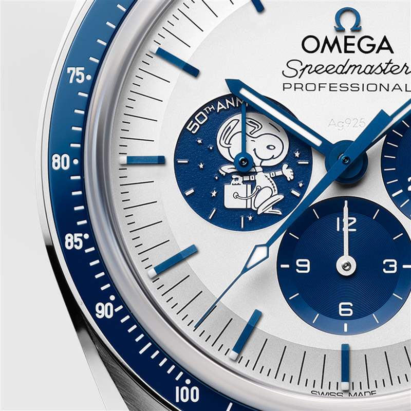 OMEGA CO?AXIAL MASTER CHRONOMETER 42 毫米計(jì)時表(OMEGA 官網(wǎng)) OMEGA|超霸Snoopy登月表2、3代比較相差5年但行情竟不分上下?-復(fù)刻表