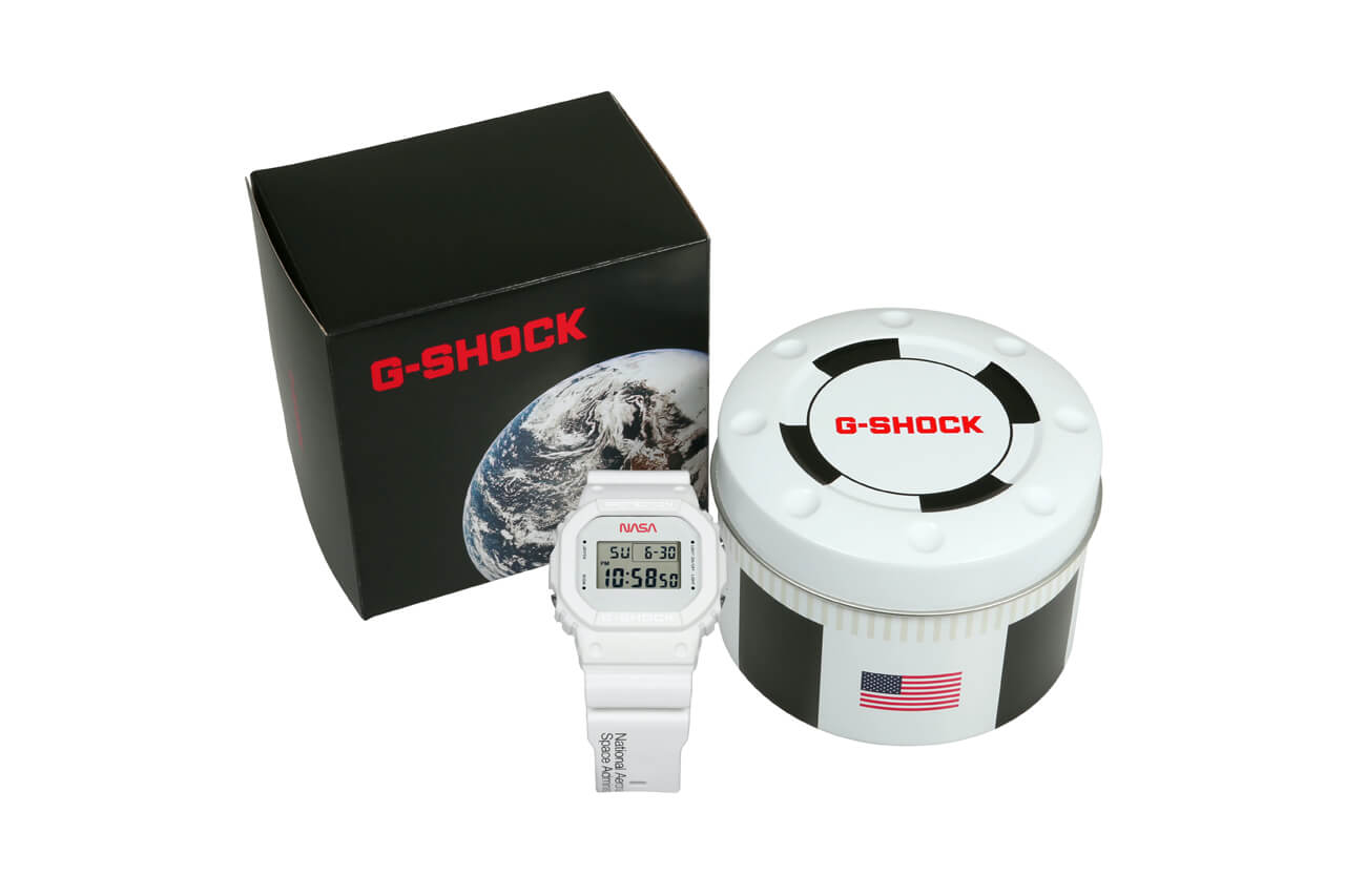 卡西歐G-Shock DW5600 NASA限量版-復(fù)刻表