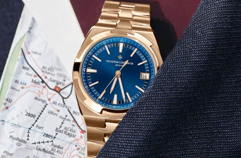 江詩丹頓2020新作！ Vacheron Constantin Overseas自動上鏈腕表帶來典雅粉紅金X藍面設定