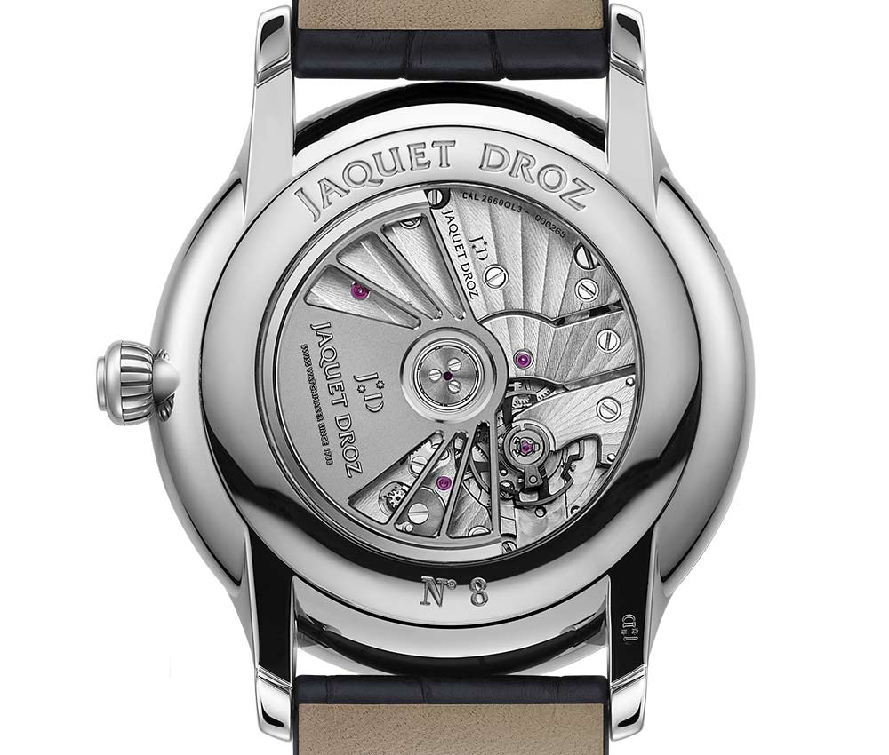 雅克德羅大秒月無煙煤,材質效果-復刻表