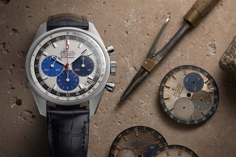 真力時38毫米三小盤計時腕表03.Z386.400/60.C843-復(fù)刻表