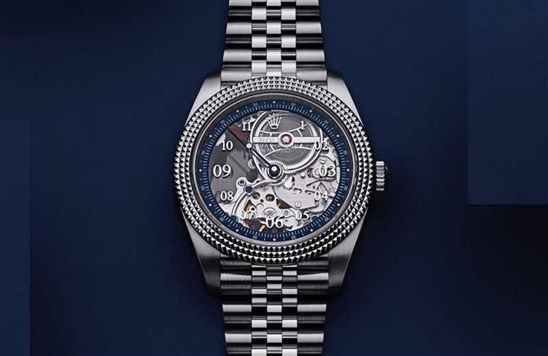 意大利鋼門(mén)GiGi勞力士Datejust鏤空改裝表極吸睛命名：孤獨(dú)時(shí)光-復(fù)刻表