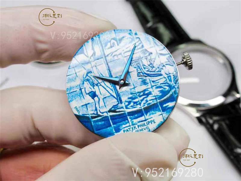 FL廠百達翡麗5089G「太加斯河上垂釣」琺瑯工藝復刻表做工怎么樣-復刻表