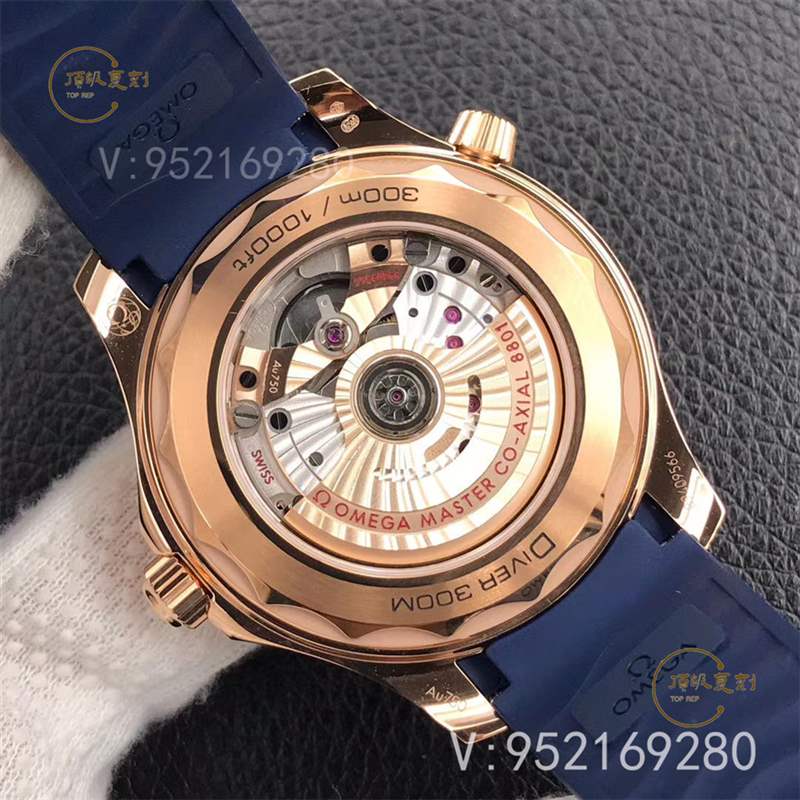 VS廠歐米茄海馬300「尊享版」全玫瑰金藍(lán)盤(pán)復(fù)刻表做工怎么樣-復(fù)刻表