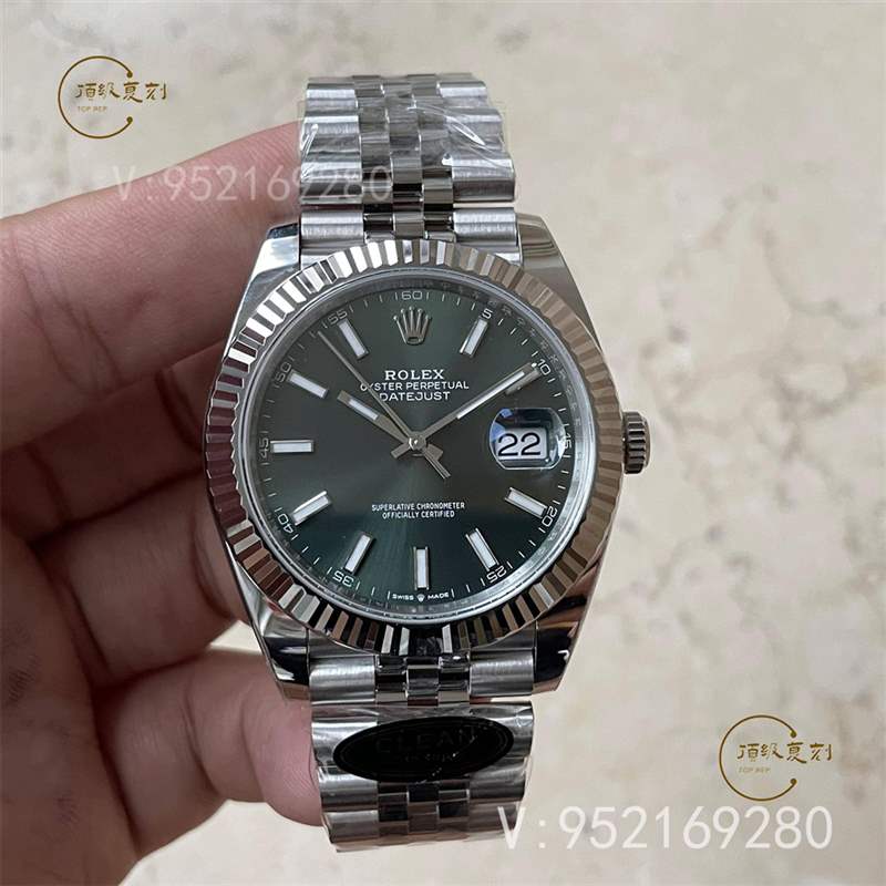 c廠(clean廠)勞力士日志126334薄荷綠盤41mm復(fù)刻表做工怎么樣-復(fù)刻表