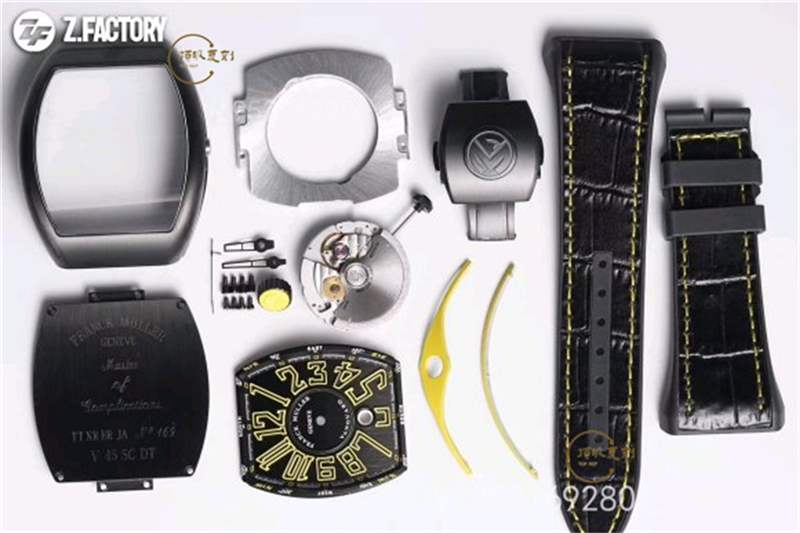 ZF廠法穆蘭v45游艇黃色刻度復刻表做工怎么樣-ZF廠法蘭克穆勒拒絕一眼假-復刻表