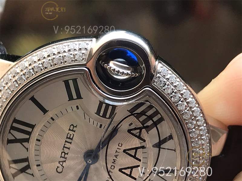 V6廠卡地亞33mm藍氣球W4BB0016鉆圈復刻表做工怎么樣-復刻表