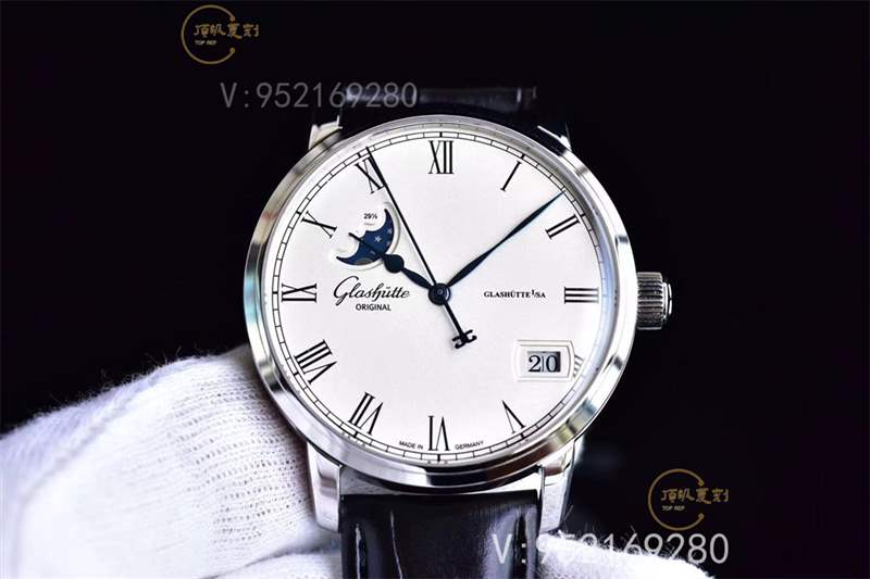 GF廠格拉蘇蒂原創(chuàng)議員大日歷月相復(fù)刻表做工怎么樣-復(fù)刻表