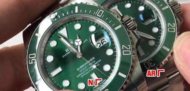N廠勞力士綠水鬼對(duì)比ar廠怎么樣,那個(gè)更值得入手-復(fù)刻表
