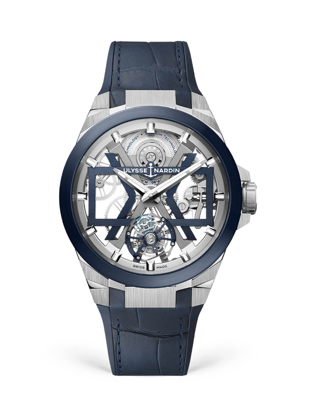 雅典表Ulysse Nardin Blast系列1723-400經典機械設計腕表-復刻表