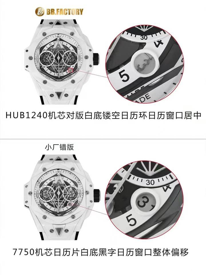 怎么分辨真正BBF廠宇舶恒寶陶瓷刺青二代復刻手表-復刻表