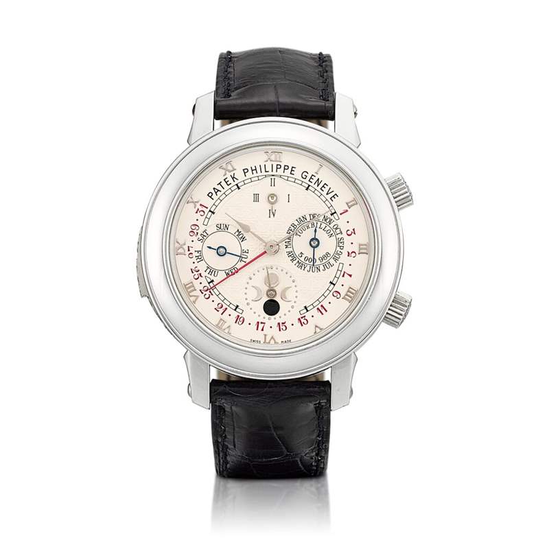 圖片來源:香港蘇富比 百達(dá)翡麗最終極頂級(jí)收藏現(xiàn)身拍賣場(chǎng)曾是最復(fù)雜時(shí)計(jì)估價(jià)達(dá)2千萬-復(fù)刻表