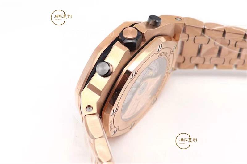 JF廠愛彼26470OR玫瑰金版皇家橡樹離岸型復(fù)刻表做工怎么樣-復(fù)刻表