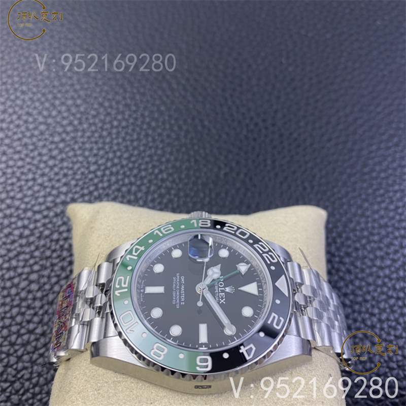 C廠(Clean廠)勞力士格林尼治雪碧黑綠圈左撇子復(fù)刻表M126720對比正品怎么樣-復(fù)刻表