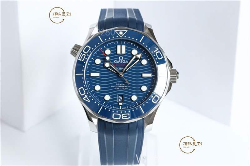 VS廠復(fù)刻藍盤海馬300腕表市場天花板級別做工-復(fù)刻表