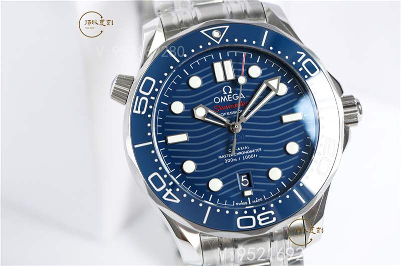 VS廠復(fù)刻藍盤海馬300腕表市場天花板級別做工-復(fù)刻表