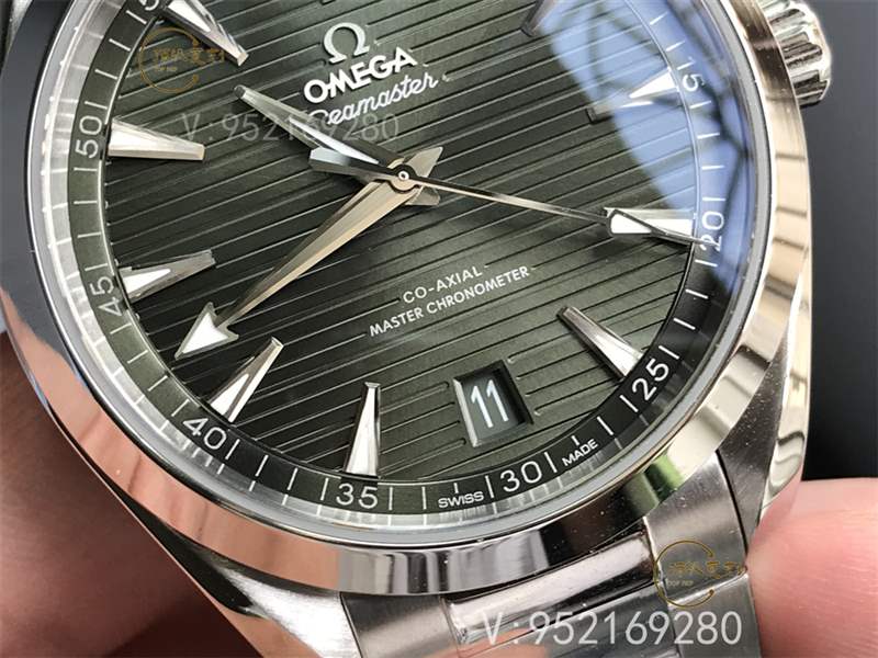 VS廠海馬150-揭秘VS廠歐米茄海馬150柚木綠盤復刻表做工怎么樣-復刻表