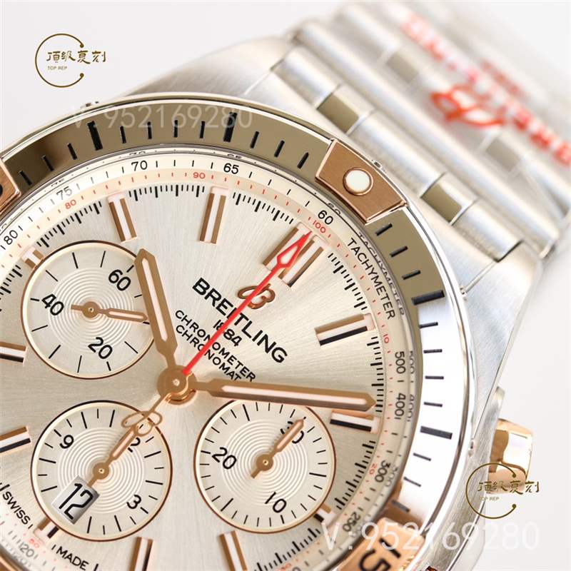 GF廠百年靈機械計時鋼王復刻表上新間金款做工怎么樣-復刻表