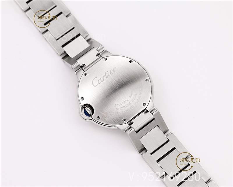 V6廠卡地亞藍氣球36mm石英復刻表做工怎么樣,型號W69011Z4-復刻表