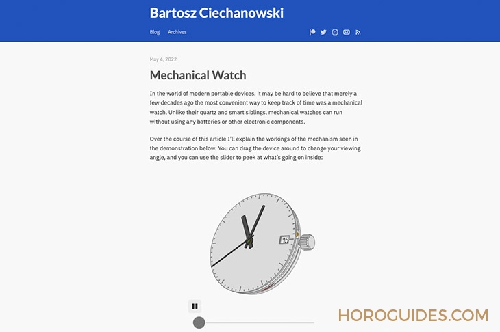這是最有趣、最有互動性的鐘表文章：來自國外表友的機(jī)芯原理全面解析-復(fù)刻表