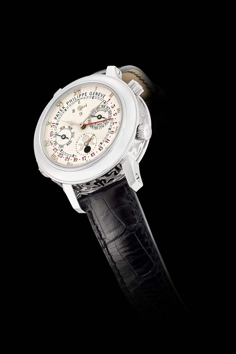 圖片來源:香港蘇富比 百達(dá)翡麗最終極頂級(jí)收藏現(xiàn)身拍賣場(chǎng)曾是最復(fù)雜時(shí)計(jì)估價(jià)達(dá)2千萬-復(fù)刻表