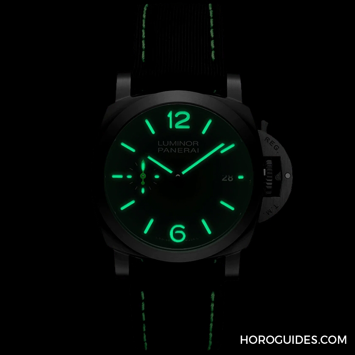 電競美學加身，雷蛇螢光綠在發光｜Panerai Luminor Quaranta Razer特別版-復刻表