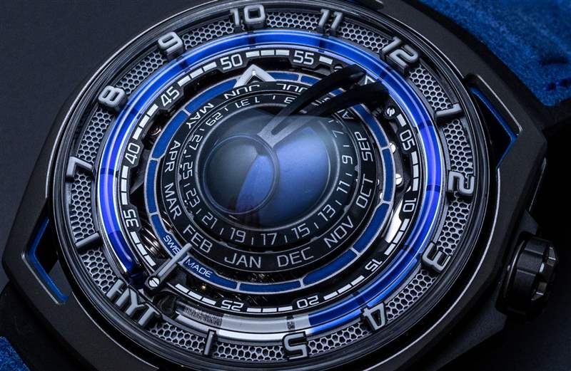 動手實(shí)踐：HYT Moonrunner Supernova 藍(lán)色手表-復(fù)刻表