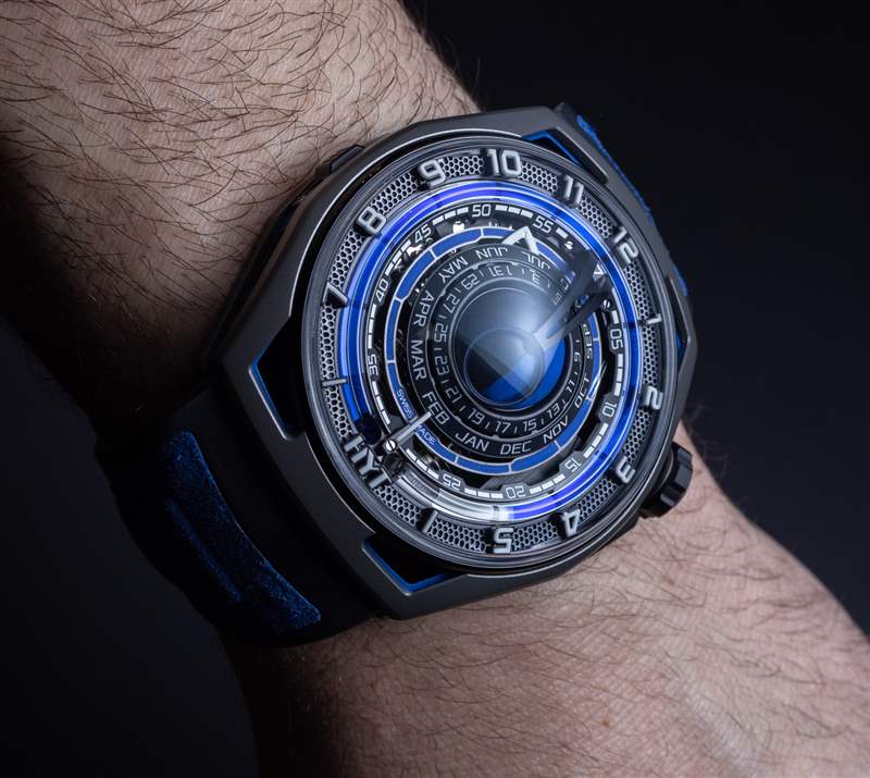 動手實(shí)踐：HYT Moonrunner Supernova 藍(lán)色手表-復(fù)刻表