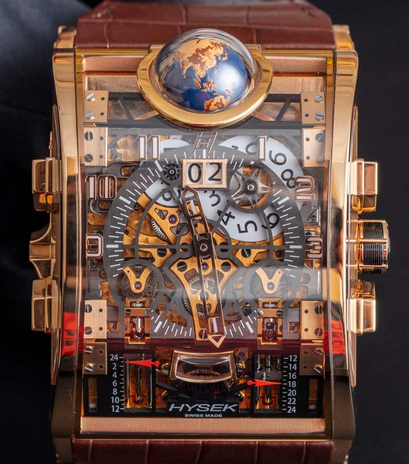 不再生產(chǎn)：550,000 美元 Hysek Colosso GMT 三問腕表-復(fù)刻表