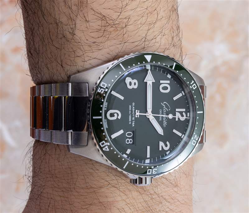 動手實(shí)踐：格拉蘇蒂原創(chuàng) SeaQ 綠色表盤精鋼潛水表-復(fù)刻表