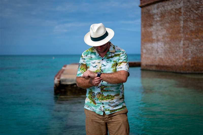 你只活一次的假期：我帶著愛彼表去了一個荒島-復刻表