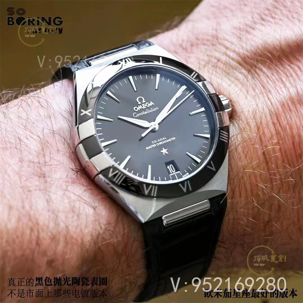 SBF廠歐米茄星座41mm評測-VS廠第五代星座黑色陶瓷圈怎么樣-復刻表