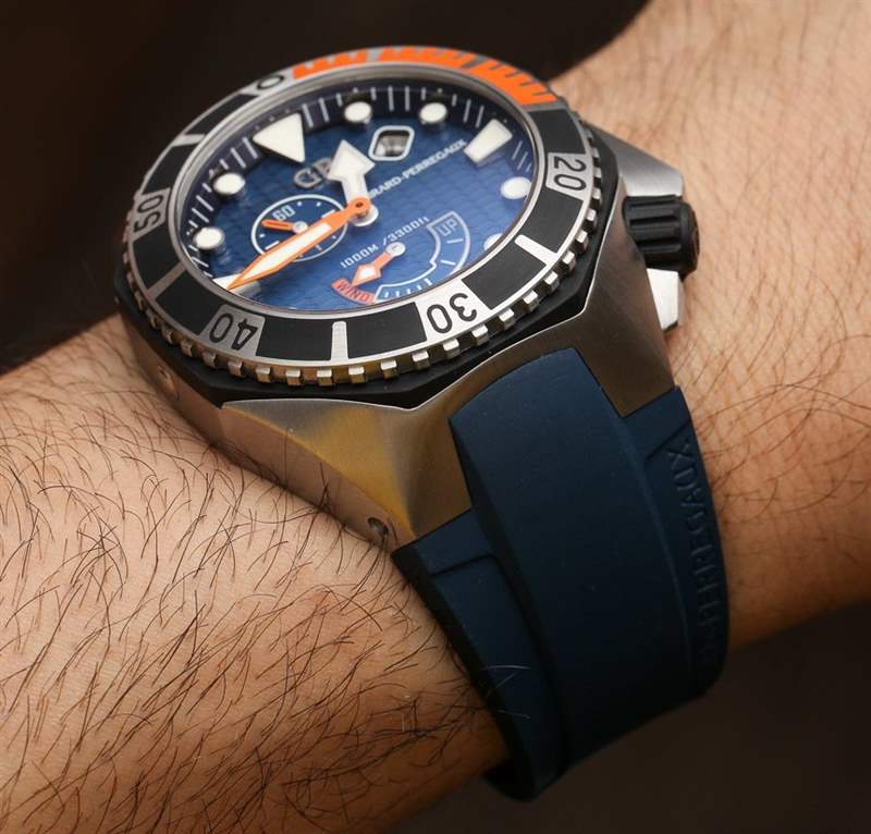 芝柏Sea Hawk藍色腕表上手-復刻表