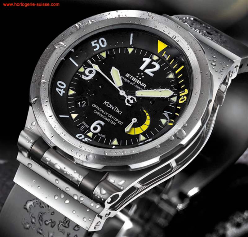 美國品牌小眾手表Eterna KonTiki潛水員腕表-復刻表