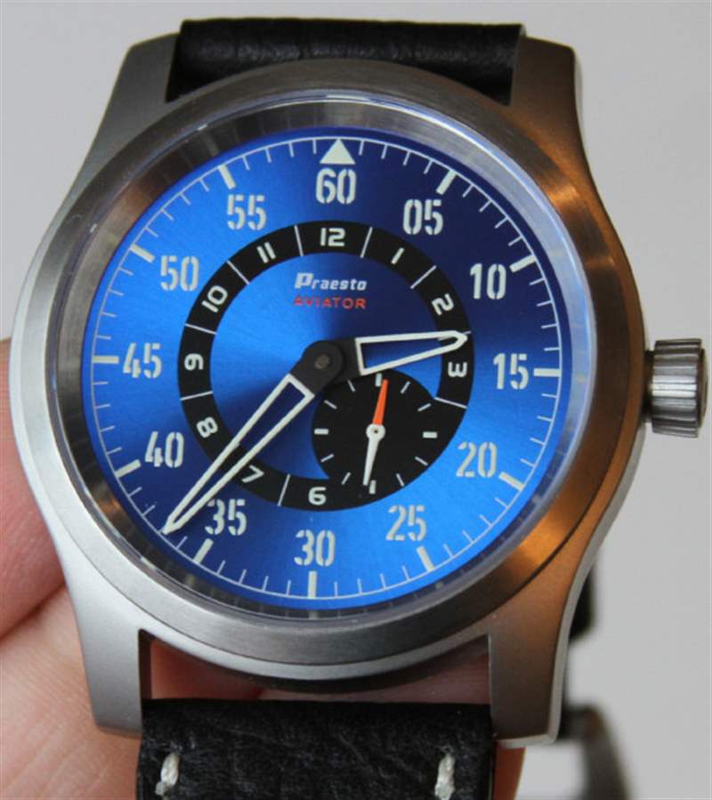 普拉斯托Praesto現代弗利格魯爾手表-復刻表