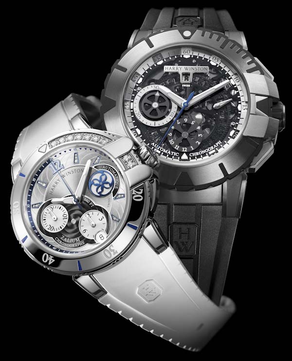 海瑞溫斯頓海洋運動系列腕表-復刻表