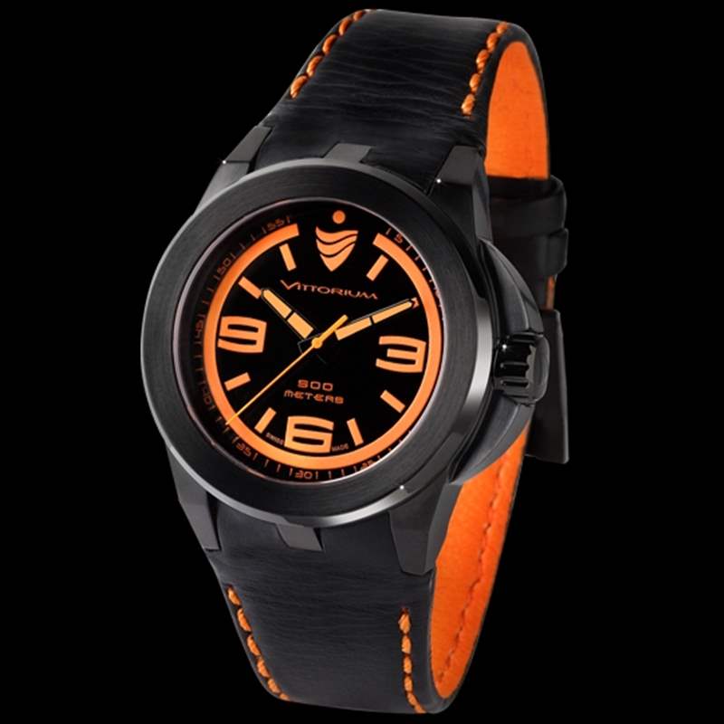 維托里姆(Vittorium) AT紅色/黑色表盤手表-復刻表