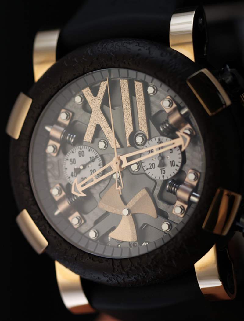 羅曼杰羅姆蒸汽朋克計時腕表評論-復刻表