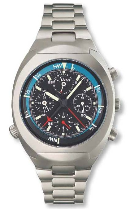 Sinn 142 St II GZ Sinn 142 St II GZ潮汐圖表圈腕表-復刻表