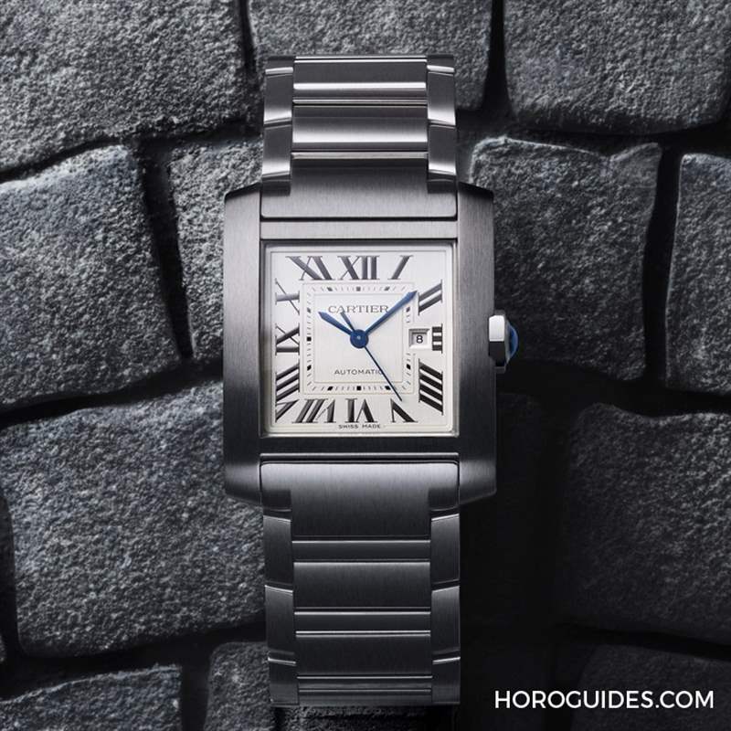 法國坦克回來了！Cartier Tank家族唯一鏈帶表款Tank Fran?aise改版回歸-復刻表