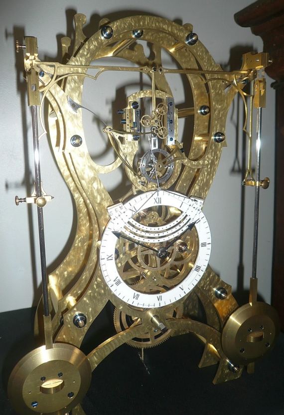 V-B Viot Double Pendulum clock 法國巴黎J-B Viot “In Paris” 鏤空機械手表-復刻表