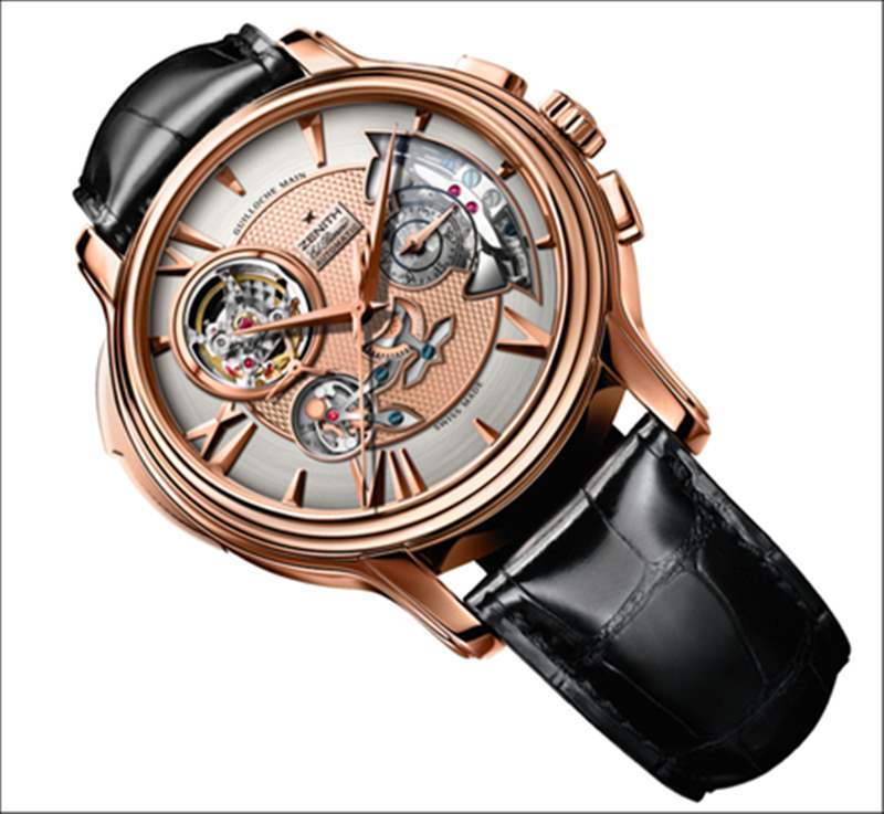 真力時(shí)學(xué)院三問(wèn)計(jì)時(shí)腕表-復(fù)刻表