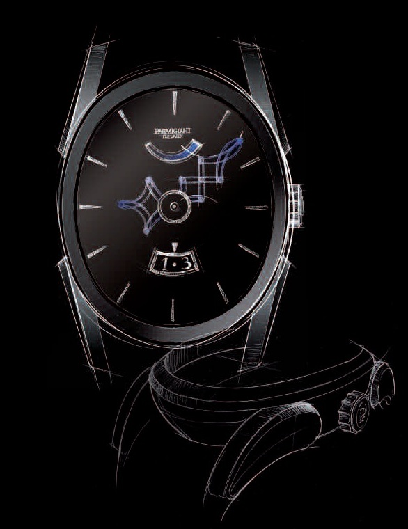 Parmigiani 114腕表采用伸縮式指針，向古董鐘表致敬-復(fù)刻表