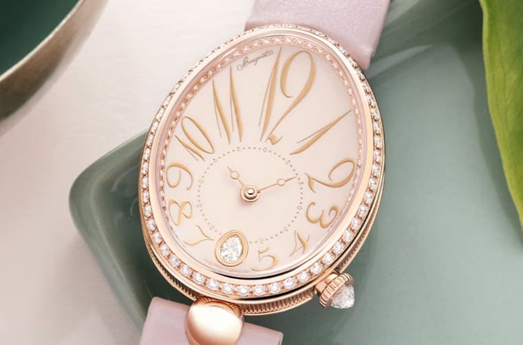 寶璣那不勒斯8918女表繼黑、白琺瑯面后再添玫瑰金表殼粉紅色面盤新作-復(fù)刻表