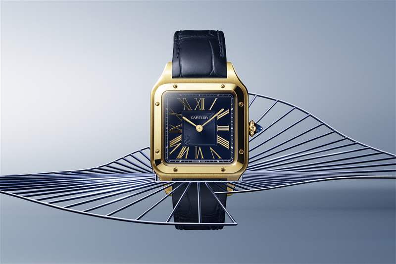推出三種貴金屬材質(zhì)的卡地亞山度士桑托斯Dumont XL-復(fù)刻表