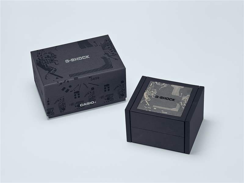 G-SHOCK推出GMW-B5000TCC電子腕表:電路板圖案表殼-復刻表