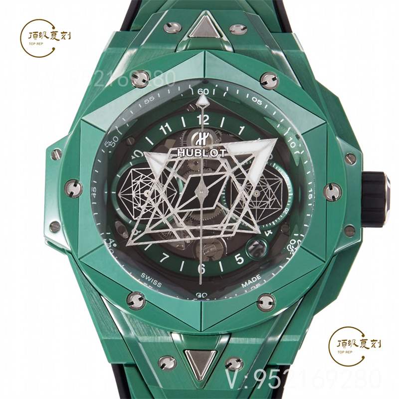 BBF廠宇舶大爆炸刺青二代綠色陶瓷腕表評(píng)測(cè),和zf廠刺青有區(qū)別嗎-復(fù)刻表